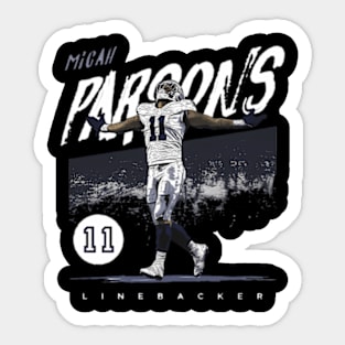 Micah Parsons Dallas Grunge Sticker